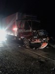 Два человека пострадали при столкновении грузовиков в пригороде Южно-Сахалинска, Фото: 6