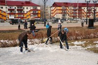 Уборка дворов и улиц в Южно-Сахалинске, Фото: 45