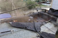 Крыша гостиницы "Турист" загорелась в Южно-Сахалинске, Фото: 14