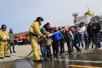 Сахалинцы попробовали потягаться силами с пожарными, Фото: 27