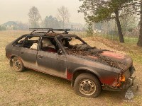 В Приамурье семилетний мальчик спалил гараж и машину, Фото: 1