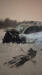 Жуткое лобовое ДТП около Троицкого, Фото: 1