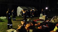 Дамбу в Приморье укрепляют сахалинские спасатели, Фото: 1