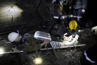 Сахалинские горноспасатели провели учения на 110-метровой глубине, Фото: 13