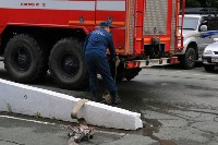 В Южно-Сахалинске при пожарных учениях нашли несколько проблем, Фото: 12