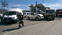 Две женщины пострадали при ДТП в пригороде Южно-Сахалинска, Фото: 5