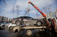 Улицы Южно-Сахалинска начали очищать от неправильно припаркованных автомобилей, Фото: 6