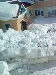 Снежная лавина сошла во двор детского сада в Соколе, Фото: 5
