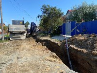 Рабочие повредили газопровод в Троицком, Фото: 1