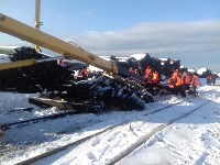 Автокран упал на железнодорожника на юге Сахалина, Фото: 12