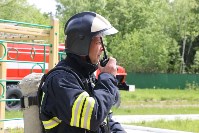 Условный пожар "потушили" в детском лагере в Анивском районе, Фото: 18