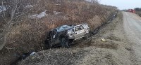 В ДТП в Томаринском районе пострадал 23-летний пассажир пикапа, Фото: 2