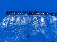 Флешмоб владельцев снегоходов в Ногликах, Фото: 7