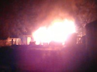 Частный дом дотла сгорел в Корсакове, Фото: 2