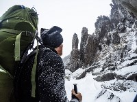 Максим Пасюков и Данил Волосович пытаются преодолеть путь из Хабаровского края до Сахалина на лыжах, Фото: 9