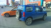 Три автомобиля столкнулись на улице Пуркаева в Южно-Сахалинске, Фото: 6