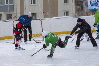 Юные хоккеисты и их отцы сразились на льду корта "Черемушки" в Южно-Сахалинске, Фото: 1