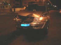 В Поронайске Nissan AD выехал на перекресток на красный свет и врезался в полицейский "Патриот", Фото: 7