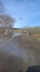 Разлившаяся река затопила дорогу в Поречье, Фото: 1