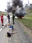 Мужчина сгорел и две женщины пострадали из-за пожара в машине на Ловецком перевале, Фото: 4