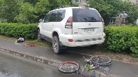 Внедорожник сбил велосипедиста в Южно-Сахалинске, Фото: 2