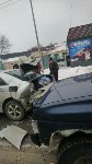 Три автомобиля столкнулись в Корсакове, Фото: 2