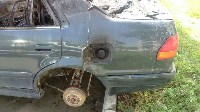 Toyota Sprinter сгорела в Южно-Сахалинске, Фото: 2