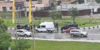 Микроавтобус опрокинулся при ДТП в Южно-Сахалинске, Фото: 7