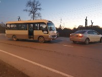 Очевидцев ДТП с участием автобуса и седана ищут в Южно-Сахалинске, Фото: 9