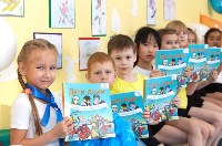 Детсадовцы поддержали сахалинскую сборную на «Детях Азии» плакатами и флешмобом, Фото: 5