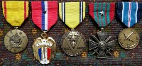 медали американских солдат от союзных держав: Китая, Филиппин,Бельгии, Франции и...первая медаль холодной войны За воздушный мост в Зап.Берлин 1949 г..., Фото: 8