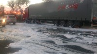 Легковой автомобиль врезался в грузовик на окраине Южно-Сахалинска , Фото: 4