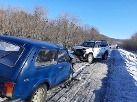 Один водитель погиб, второй попал в больницу с ребенком после ДТП на Сахалине, Фото: 5