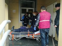 В Невельске ФСБ под дождем спасало поликлинику от террористов, Фото: 5