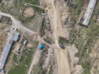 Строительство западного объезда Южно-Сахалинска показали с дрона, Фото: 2