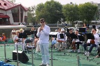 Впервые на плавучей сцене в парке состоялся концерт Южно-Сахалинского камерного оркестра, Фото: 6