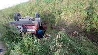 Nissan Terrano перевернулся в Анивском районе, Фото: 2