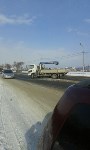 Toyota Corolla и кран-балка столкнулись в Южно-Сахалинске, Фото: 3