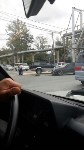 При столкновении внедорожника и универсала в Южно-Сахалинске пострадала девушка, Фото: 1
