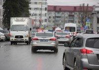 В Южно-Сахалинске проверили, как водители пропускают скорую помощь, Фото: 11