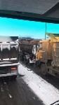 Пробка из 200 грузовиков собралась на Солнцевском разрезе , Фото: 3