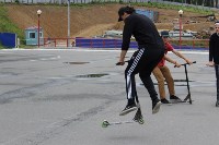 В Южно-Сахалинске соревнуются спортсмены на самокатах, Фото: 2