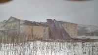 Крышу дома культуры в Чехове сорвало ветром, Фото: 3