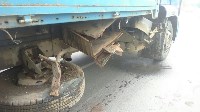 Внедорожник и грузовик столкнулись на дороге на Троицкое, Фото: 9
