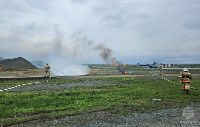 "Самолёт загорелся в воздухе": в аэропорту Южно-Сахалинска провели масштабные учения, Фото: 7