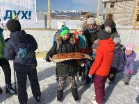 Профессиональные хоккеисты дали мастер-класс жителям Березняков, Фото: 4