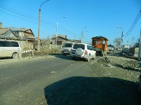 Дорожные работы в Южно-Сахалинске, Фото: 2