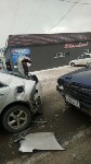 Три автомобиля столкнулись в Корсакове, Фото: 3