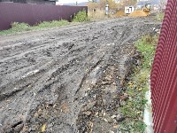 "Дорога - просто ужас": проезжую часть в Южно-Сахалинске размесили при укладке газопровода, Фото: 7