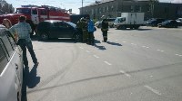 Автомобиль охранного агентства столкнулся с легковушкой в Южно-Сахалинске, Фото: 2